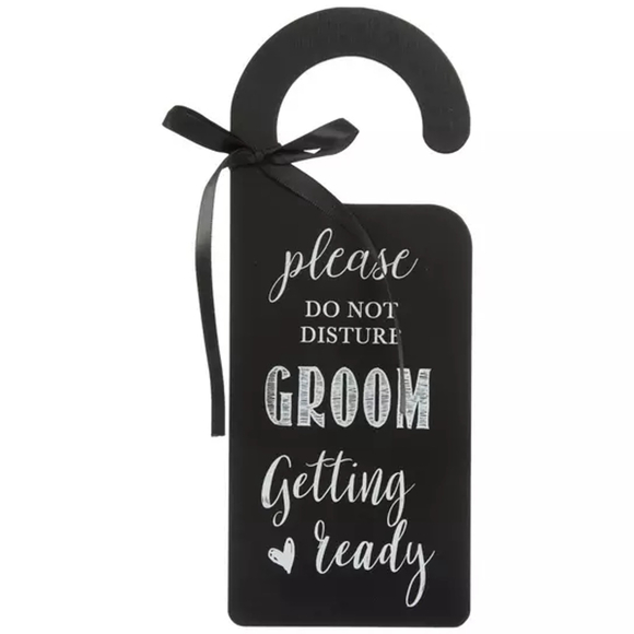Hobby Lobby Other - Hobby Lobby His & Hers 'Groom Getting Ready' Wedding Door Sign